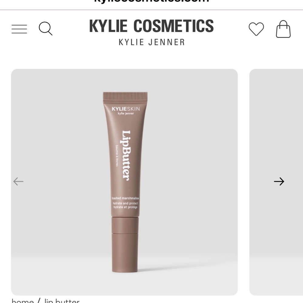 Two NWT Kylie Toasted Marshmallow lip gloss